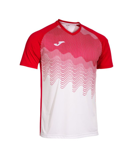 Camiseta de Fútbol Joma Tiger Vi hombre Blanco Rojo...