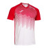 Camiseta de Fútbol Joma Tiger Vi hombre Blanco Rojo Blanco Rojo