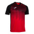 Camiseta de Fútbol Joma Tiger Vi hombre Rojo Negro Rojo Negro