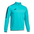 Sudadera de Running Joma Olimpiada hombre Turquesa Flúor Negro