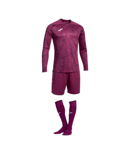 Conjunto de Fútbol Joma Zamora Ix hombre Burdeos Burdeos