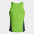 Camiseta de Running Joma Elite XI Tirantes Hombre Verde Flúor Marino