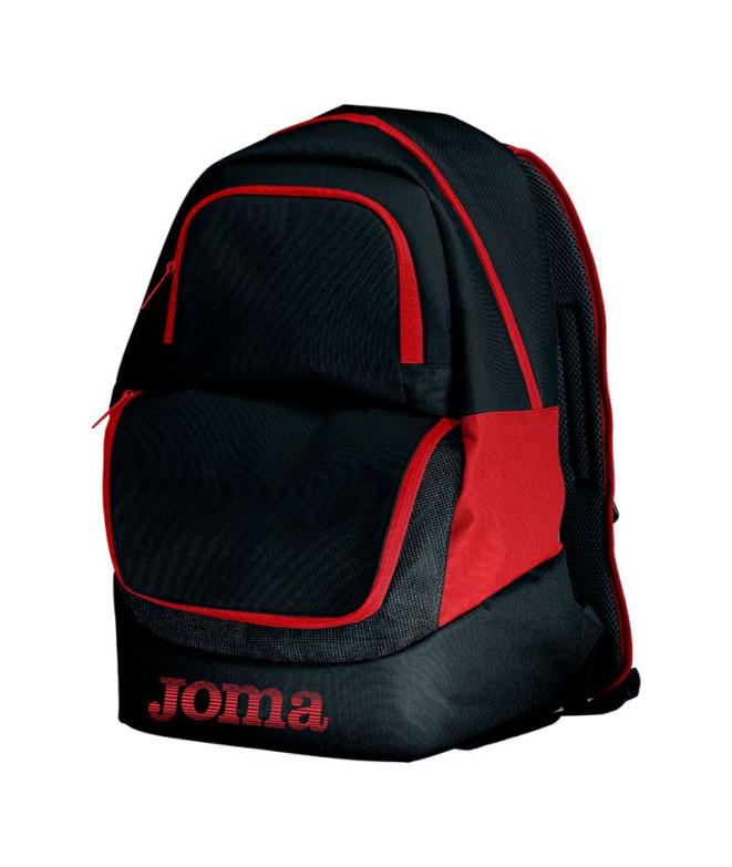 Mochila Diamond II - Negro Rojo