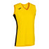 Camiseta de Baloncesto Joma Cancha III Mujer / Niña Amarillo-Negro