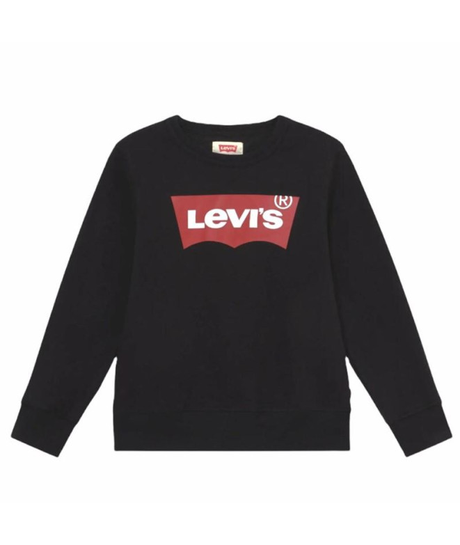 Camiseta Levis Lvb-L/S Batwing Infantil Negro