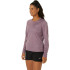 Camiseta de Running ASICS Core Ls Top Mujer Rosa