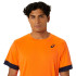 Camiseta de Tenis ASICS Court Ss Top Hombre Naranja