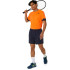 Camiseta de Tenis ASICS Court Ss Top Hombre Naranja