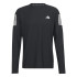 Camiseta de Running adidas Own the run Manga Larga Hombre Negro