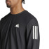 Camiseta de Running adidas Own the run Manga Larga Hombre Negro