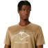 Camiseta de Trail ASICS Fujitrail Logo Ss Top Hombre Rojo