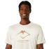 Camiseta de Trail ASICS Fujitrail Logo Ss Top Hombre Beige