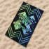 Toalla Secaneta 100X170 Jacquard Terciopelo Surfme Verde