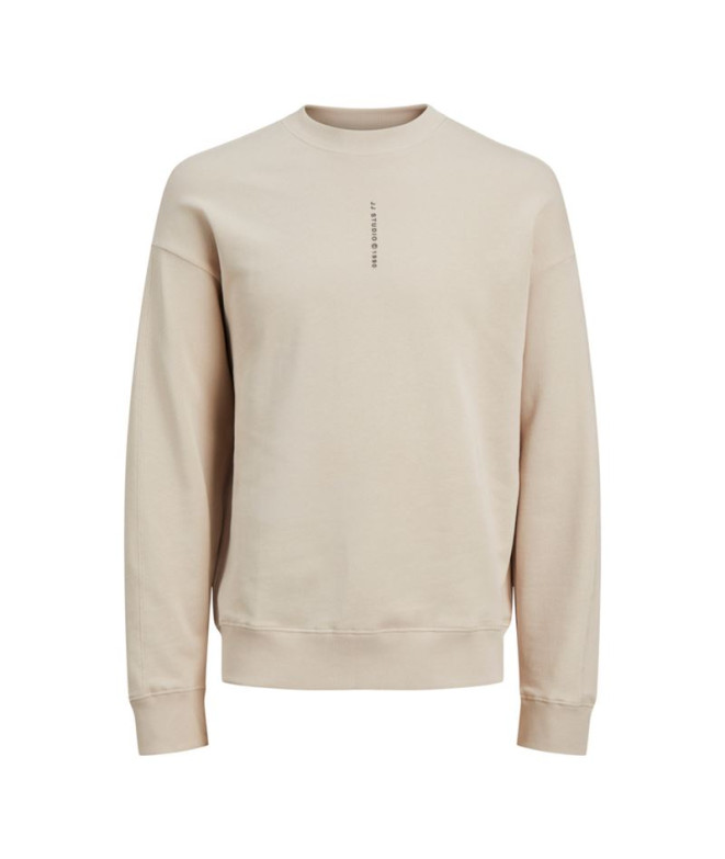Sudadera Jack and Jones Jjmicah Neck Moonbeam...