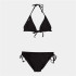 Sujetador + Braguita de Bikini Santa Mónica Mujer Negro