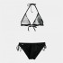 Sujetador + Braguita de Bikini Santa Mónica Mujer Negro