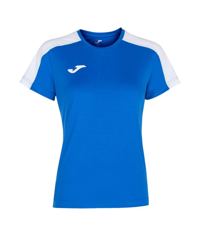Camiseta Joma Academy Mujer Royal-Blanco
