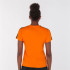 Camiseta Joma Academy Mujer Naranja-Negro