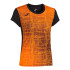 Camiseta Manga Corta Joma Elite VIII Mujer/Niña Negro Naranja