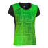 Camiseta Manga Corta Joma Elite VIII Mujer/Niña Negro Verde Flúor