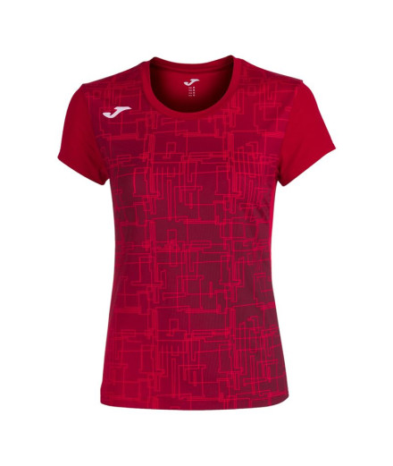 Camiseta Manga Corta Joma Elite VIII Mujer/Niña Rojo