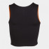 Top Running Joma Elite VIII Mujer Negro Naranja