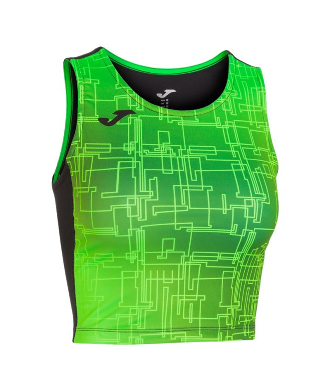 Top Running Joma Elite VIII Mujer Negro Verde...