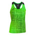 Camiseta Running Joma Elite VIII Mujer Verde Flúor Negro