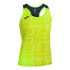 Camiseta Running Joma Elite VIII Mujer Amarillo Flúor Marino