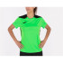 Camiseta Manga Corta Joma Championship VI Mujer Verde Flúor Negro