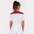 Camiseta Manga Corta Joma Championship VI Mujer Blanco Rojo