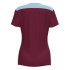 Camiseta Manga Corta Joma Championship VI Mujer Burdeos Celeste