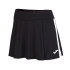 Falda de Tenis Jomatorneo Mujer Negro Blanco