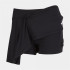 Falda de Tenis Jomatorneo Mujer Negro Blanco