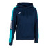 Sudadera Joma Championship IV Con Capucha Mujer Marino Turquesa Flúor