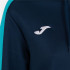 Sudadera Joma Championship IV Con Capucha Mujer Marino Turquesa Flúor