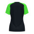 Camiseta de Fútbol Joma Academy IV Manga Corta Mujer Negro Verde Flúor