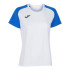 Camiseta de Fútbol Joma Academy IV Manga Corta Mujer Blanco Royal