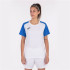 Camiseta de Fútbol Joma Academy IV Manga Corta Mujer Blanco Royal