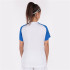 Camiseta de Fútbol Joma Academy IV Manga Corta Mujer Blanco Royal