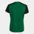 Camiseta de Fútbol Joma Academy IV Manga Corta Mujer Verde Negro