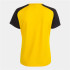 Camiseta de Fútbol Joma Academy IV Manga Corta Mujer Amarillo Negro