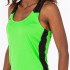 Camiseta de Running Joma Record II Tirantes Mujer Verde Flúor Negro