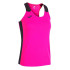Camiseta de Running Joma Record II Tirantes Mujer Rosa Flúor Negro