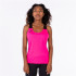 Camiseta de Running Joma Record II Tirantes Mujer Rosa Flúor Negro