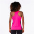 Camiseta de Running Joma Record II Tirantes Mujer Rosa Flúor Negro