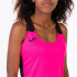 Camiseta de Running Joma Record II Tirantes Mujer Rosa Flúor Negro