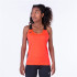 Camiseta de Running Joma Record II Tirantes Mujer Coral Flúor Negro