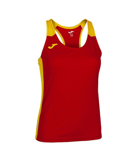 Camiseta de Running Joma Record II Tirantes Mujer Rojo...