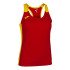 Camiseta de Running Joma Record II Tirantes Mujer Rojo Amarillo